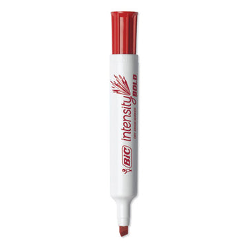 BIC® Intensity Bold Tank-style Dry Erase Marker, Broad Chisel Tip, Red, Dozen freeshipping - TVN Wholesale